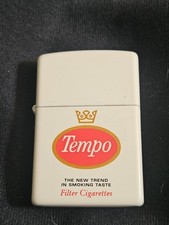 Tempo Filter Cigarettes Zippo branded lighter -1950's retro design - 1999 picture