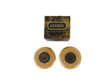Vintage ARAMIS Shaving Soap Refill Bars 3oz Bar Box of 2 Harrods London NOS picture