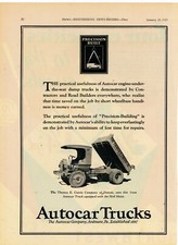 1929 Autocar Trucks Ad: Thomas E. Curry Contractor, Detroit - 3 Ton w Heil Hoist picture