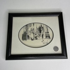 Vintage 1980s The Toronto Sun Newspaper Distribution Award Framed Art Pewter picture