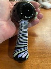 Beautiful Hand Blown Glass Spoon Pipe/American Made/For Tobacco Use Only picture
