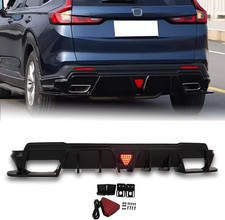 Rear Bumper Diffuser W/Led Light Compatible with 2023-2026 Honda CR-V IKON Style picture