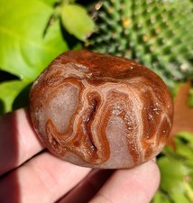 Lake Superior Agate, 6.2oz Crystal Quartz Floater Agate picture