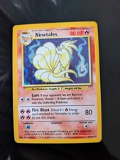 Ninetales Base 12/102 Holo Base Set Unlimited Pokemon Tcg WOTC 1999 picture