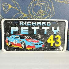 1988 Richard Petty Nascar 43 Metal License Plate picture