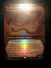 mtg magic Smaug the Magnificent showcase FOIL FRENCH vf fr Smaug the Magnificent picture