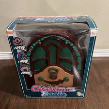 Vtg Telco Motionette Talking Singing Motion Animated Christmas Radio Box Tested picture
