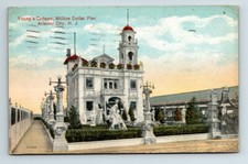 c1919 DB Postcard Atlantic City NJ Young's Cottage Million Dollar Pier picture