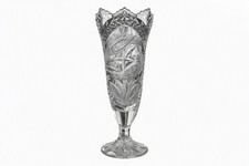 crystal vase large vintage picture