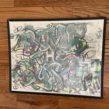 Framed Bomb the System Mark Webber Poster GRAFFITI Artists Joey SEMZ Fast Ship picture