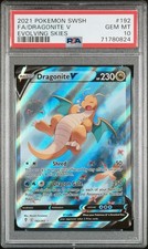 2021 POKEMON SWSHFA/DRAGONITE V EVOLVING SKIES picture