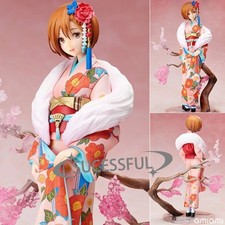 Japanese Kimono Meiko Nakigo Anime Figure Desktop Display Statue picture