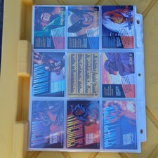 Vintage 1994 Marvel Masterpieces Silver Holofoil Power Blast Complete Set picture