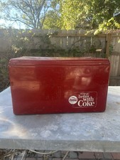 Vintage 60s Things Go Better With Coke Chest Cooler Cool Box picture