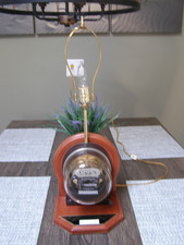 Vintage Westinghouse Power Meter lamp. Plains Generation & Transmission NM picture