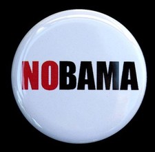 NOBAMA - Button Pinback Badge 1.5