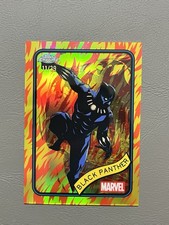 2025 Topps Chrome Marvel Black Panther Human Torch Refractor 11/39 picture