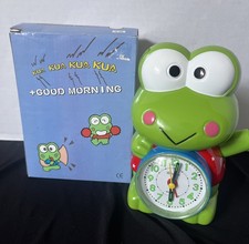 Rare Vintage Sanrio Keroppi Alarm Clock NIB TESTED WORKS picture