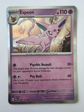 Espeon SV: Prismatic Evolutions Near Mint or Better Holo picture