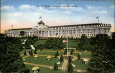 Grand Hotel Mackinac Island MI vintage postcard x17 picture