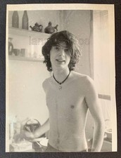 Romantic mood Handsome slim man 23yo shirtless guy Nice light hair photo Gay Int picture