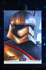 2025 Topps Star Wars Smuggler's Outpost Captain Phasma by Franklim Teixeira picture