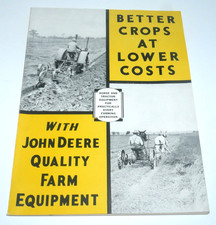 Nr. MINT 1934 JOHN DEERE Quality Farm Equipment Catalog w/ Original Mailing Box picture