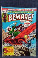 Beware #2 1973 Marvel Comics Comic Book picture