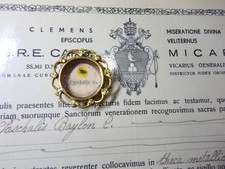 ✝ Necklaces #136 St.  Paschal Baylon & Document picture