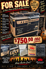 RARE Gibson Austin City Limits Budweiser Select Coleman Amp Cooler ACL picture