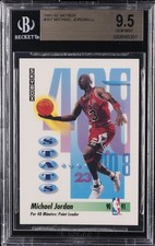 1991-92 SKYBOX #307 MICHAEL JORDAN BGS 9.5 picture