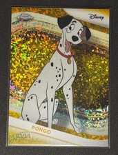 2025 Topps Chrome Disney CASE HIT- GOLD “PONGO” 3/50  - #101 picture
