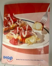 IHOP Restaurant NEWEST Official MENU 10 Pg laminated — Beautiful Slightly Used picture