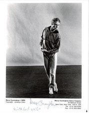 Merce Cunningham Dancer Choreographer Autographed Signed 8x10 Photo COA 19722 picture
