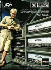 Matt Roberts 3 Doors Down 2002 Peavey 5150 & Triple XXX guitar amps ad print picture