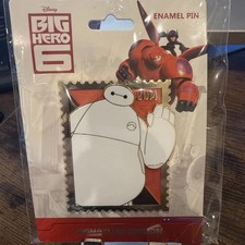 Disney PALM Pink A La Mode BAYMAX Big Hero Royal Stamp Stamps LE 400 Pin picture