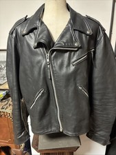 Vtg 1997 Harley Davidson Basic Skins Leather Motorcycle Jacket Men's XL USA 97VM picture