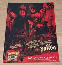 Jonathan Montoya & Wayne Swinny of Saliva - DIAMOND AMPS - 2007 Print Ad picture
