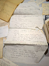 Vintage 1970s Recipe Binder & Scrapbook Ephemera Lot Hndwritten Clipns 3lbs E133 picture