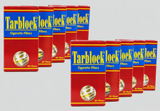 TARBLOCK Disposable Cigarette Filter Tips 4-Hole 10 Packs 300 Filters picture