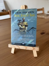 MTG The Hobbit Bard, King of Dale HOB280 Surge Foil Book Cover Borderless Magic picture