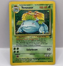 Venusaur 18/130 Base Set 2 Holo Rare Vintage WOTC Pokemon Card MP picture