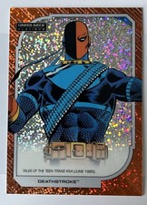 Deathstroke 2026 Upper Deck Platinum DC #109 Orange Sparkle /33 picture