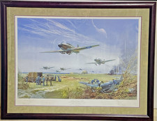 LTD. Signed Print ADLERTAG 1940 50th Anniversary Battle of Britain Frank Wooton picture
