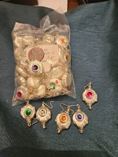 Vintage Mercury Glass Christmas ornaments Czech Republic NOS - Micro picture