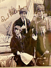 THE BEATLES SIGNED REPRINT ROCK BAND AUTOGRAPHS 8