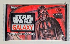 2018 TOPPS STAR WARS GALAXY PACK HOBBY UNOPENED FACTORY SEALED 8 CARDS PER PACK picture