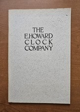 The E. Howard Clock Company Catalog (reprint of 1900's) picture