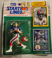 Kenner Starting Lineup Jim Kelly 1990 Edition Figure w/ Rookie Year Card NFL picture