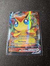 Victini Vmax 022/163 ULTRA RARE Holo Battle Styles Pokemon Card Full Art picture